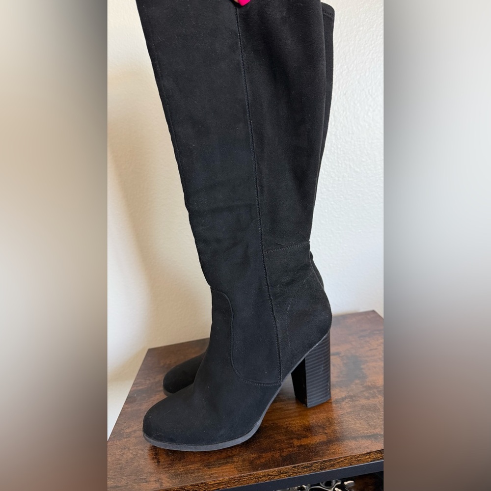 Style & Co. Black Knee-High Boots